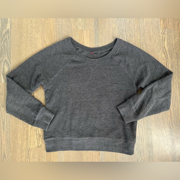 H&M Pullover Sweater Sweatshirt Heathered Grey XS - Picture 8 of 8